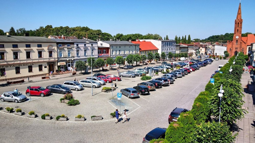 Rynek w Wyrzysku widziany z lotu ptaka. Jak wam się podoba? 