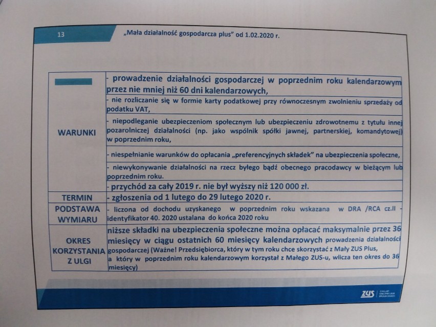 Podsumowanie elektronicznych zwolnień i Mały ZUS na konferencji w Wieluniu[FOTO]