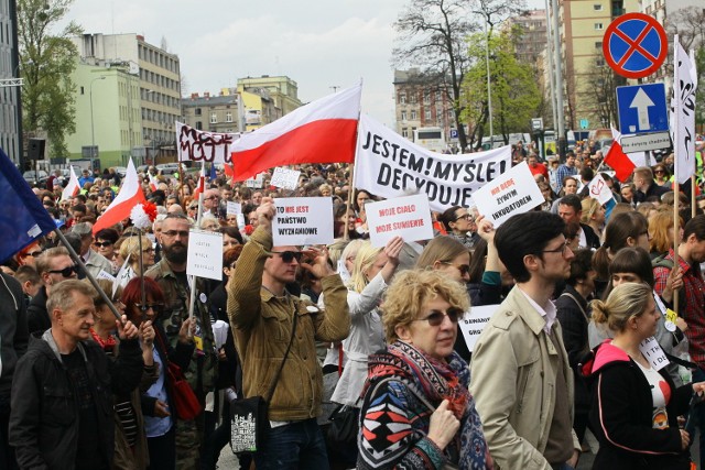 Ogólnopolski Marsz Kobiet/ Łódź/ 17.04.2016