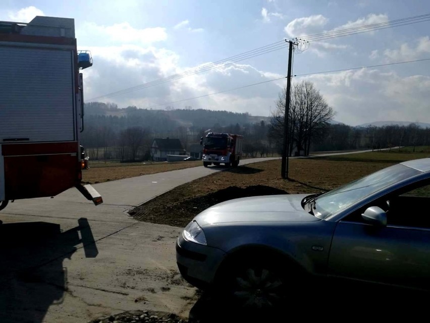 Pożar kotłowni w budynku mieszkalnym w Siołkowej