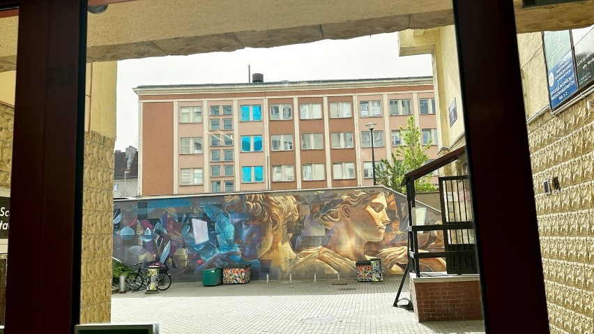 Nowy mural przy ulicy Bohaterów Westerplatte autorstwa...