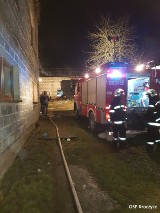 Pożar stodoły w Kostkowicach [FOTO]