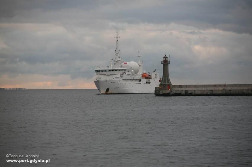 Francuski okręt Dupuy de Lome w Gdyni