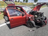 Wypadek drogowy na autostradzie A1 [9.07.2020]