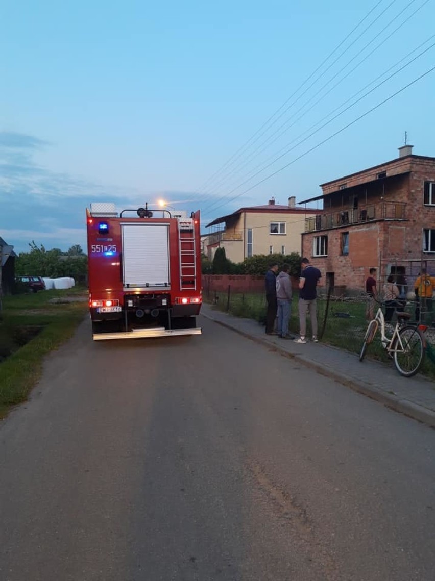 Pożar kotłowni w Kurowie. W akcji uczestniczyło 5 zastępów straży[FOTO]