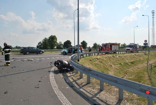 Gradno: Śmiertelny wypadek na S3. Zginął motocyklista