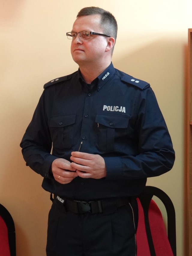 Asp. szt. Jacek Karczewski tymczasowo pełni funkcję komendanta komisariatu w Działoszynie