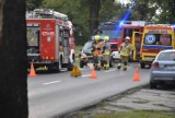 Witkowo: Wypadek przy u. Gnieźnieńskiej - droga zablokowana [GALERIA]