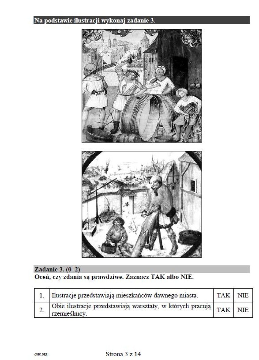 Egzamin gimnazjalny 2015 z CKE. Historia WOS [ARKUSZE dla...