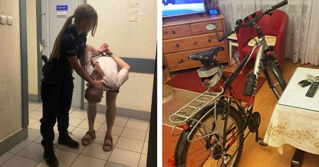 Poszukiwany rowerzysta został zatrzymany w mieszkaniu matki na Woli