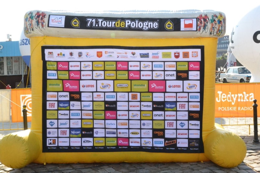 Ściana sponsorów 71 Tour de Pologne. Fot. Henryk Czechowski...