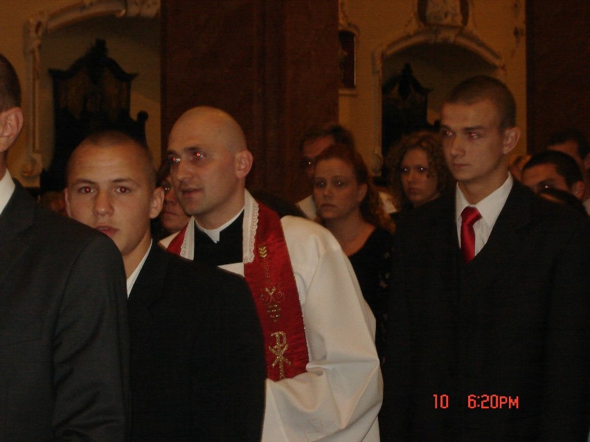 Biskup kaliski Edward Janiak w Młodzieżowym Ośrodku...