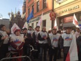 Solidarność protestowała we Wrocławiu [FILM, FOTO]