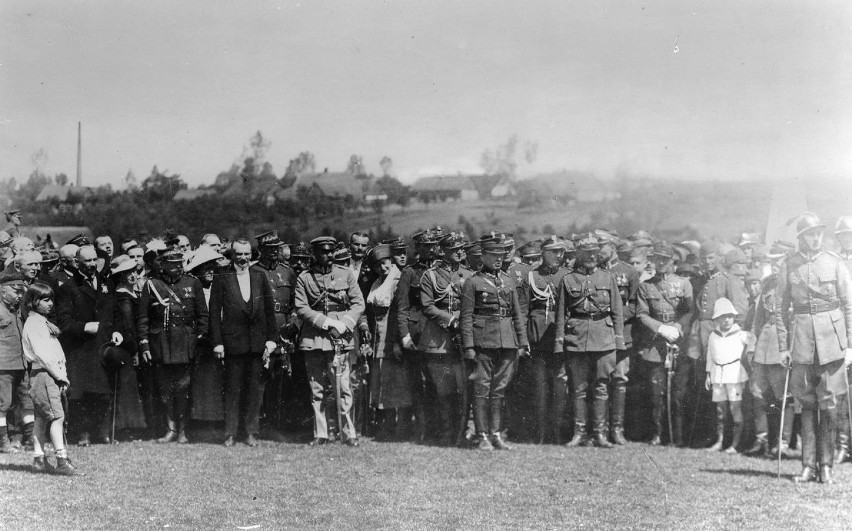 Uroczystości na łęgu tynieckim 15 maja 1921 roku