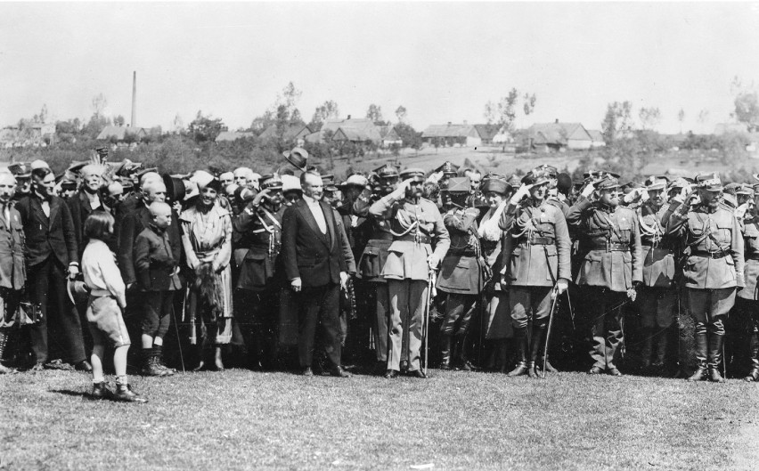 Uroczystości na łęgu tynieckim 15 maja 1921 roku
