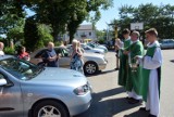 Parafia Podwyższenia Krzyża Świętego w Kielcach. Święcenie pojazdów i modlitwy do świętego Krzysztofa [WIDEO, ZDJĘCIA]