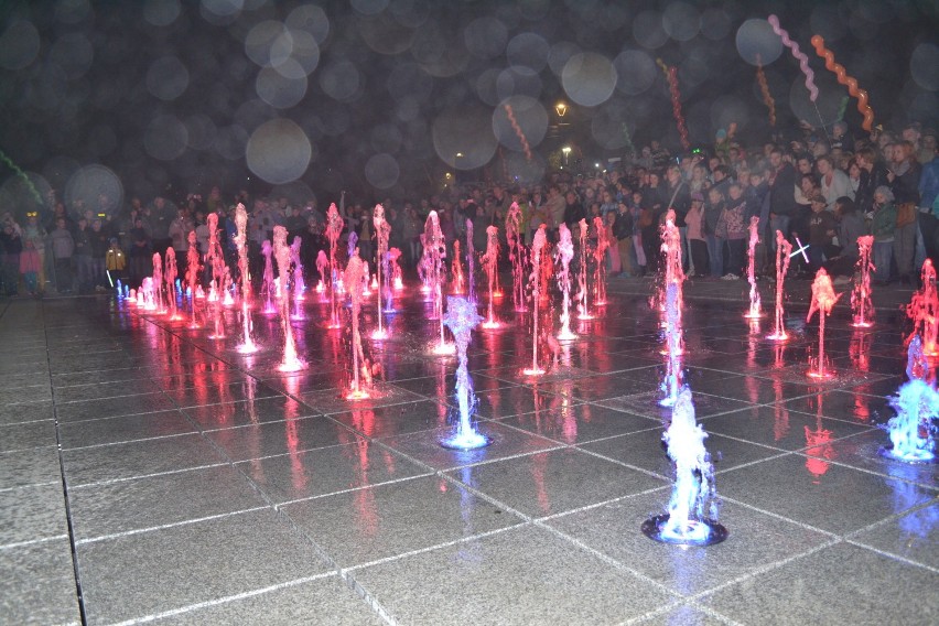 Pokazy laserowe na placu Jana Pawła II