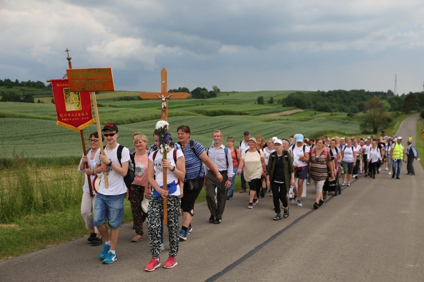 Pielgrzymka odpustowa z Janowa Lubelskiego do Sanktuarium św. Antoniego w Radecznicy. Poszło w niej blisko 200 osób