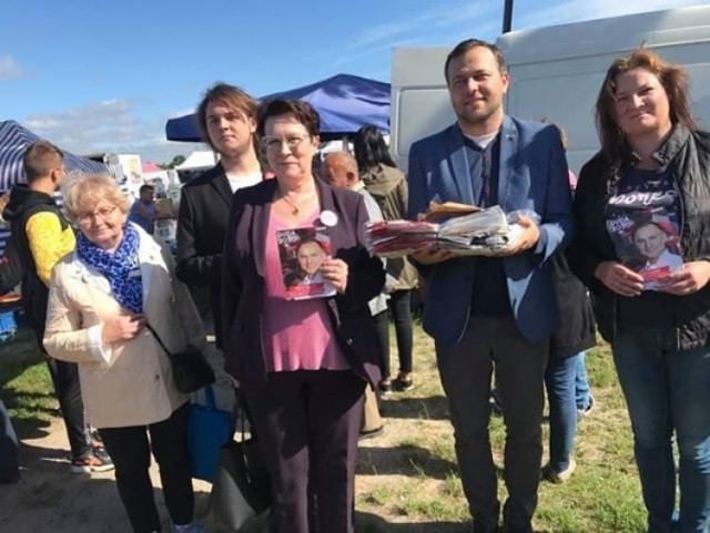 W Przedborzu posłowie PiS zachęcali do głosowania na Andrzeja Dudę