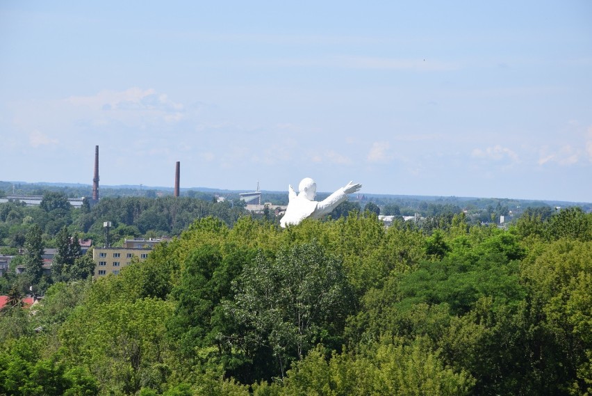 Ze Złotej Góry w Częstochowie roztacza się piękna panorama...