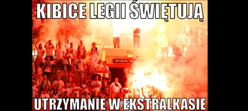 Legia zdemolowana w Poznaniu. Kibice mają dość [MEMY]