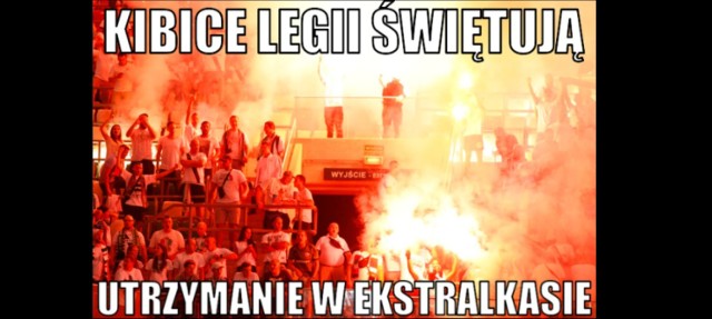 Legia zdemolowana w Poznaniu. Kibice mają dość [MEMY]