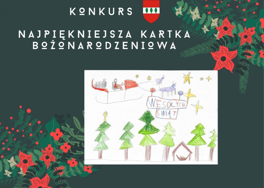 Powiat sztumski. Konkurs dla dzieci na kartkę świąteczną. Zwycięski projekt starosta zapełni życzeniami na Boże Narodzenie