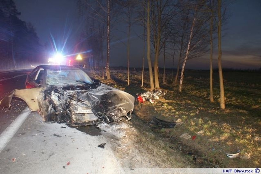 Na krajowej 19. zginął 21-letni motocyklista