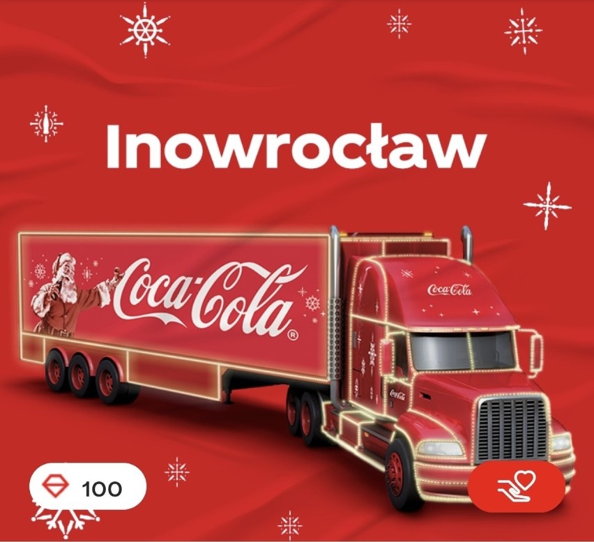 Świąteczna ciężarówka Coca-Coli przyjedzie do Inowrocławia? To zależy od Was! Rozpoczęło się głosowanie Coca-Cola App
