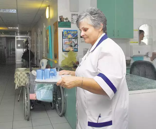 Na oddziale w Piotrkowie przebywają chorzy, którzy wymagają dłuższej fachowej opieki