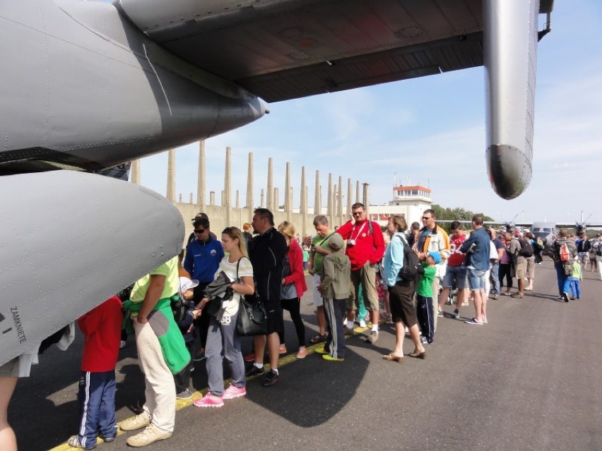 Piknik był na lotnisku w Darłowie