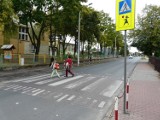 Sieradz wywalczył nowoczesne przejście dla pieszych w akcji Fundacji PZU "Stop wariatom drogowym"