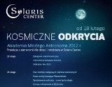 Prelekcje o astronomii dla dzieci i młodzieży w Solaris Center