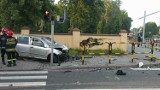 Wypadek w Gliwicach. Na ul. Kozielskiej poważny wypadek