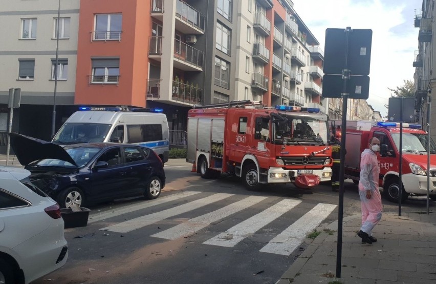 Groźny wypadek w centrum Łodzi. Po godz. 12 na skrzyżowaniu...