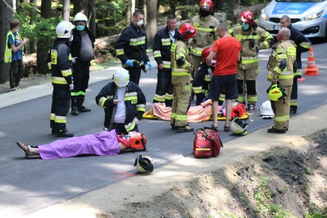 Wypadek w Karłowie koło Kudowy-Zdroju