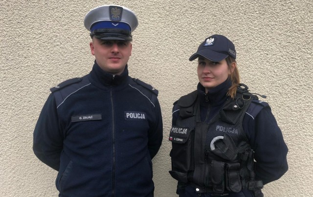 Prywatnie są parą, zawodowo policjantami. Anna Czerwik i Grzegorz Zając, po służbie uratowali życie 16-letniej ofierze wypadku