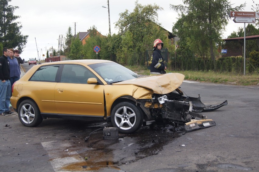 Kolejny wypadek na skrzyżowaniu grozy w Konopnicy[Zdjęcia]