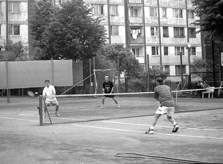 Józef Smółka i Piotr Wróbel dotarli do finału turnieju deblowego. Fot. W. W. Wacławek