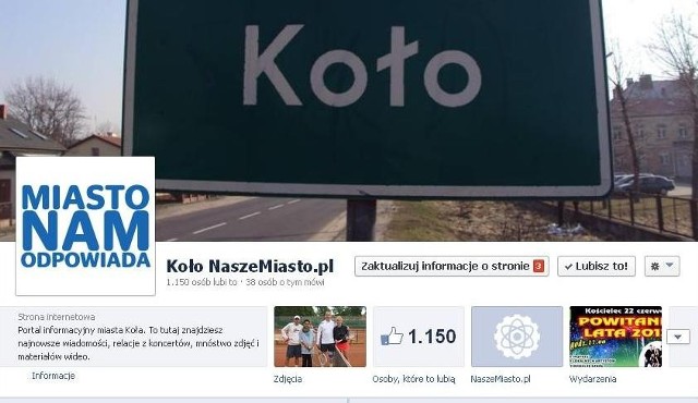 Miasto Koło. Fanpage portalu miejskiego Kolo.NaszeMiasto.pl

 Kolo.naszemiasto.pl Dołącz do naszej społeczności na Facebooku!