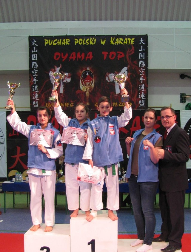 Olkuszanie mieli powody do zadowolenia po Pucharze Polski w Oyama karate w kumite w Lublińcu.