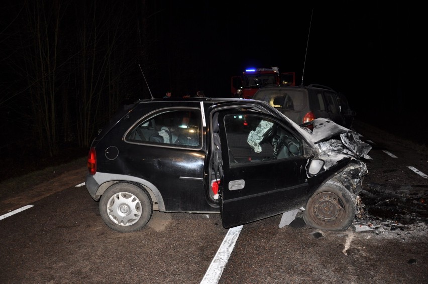 Wypadek koło Pisza. Trzy osoby zostały ranne