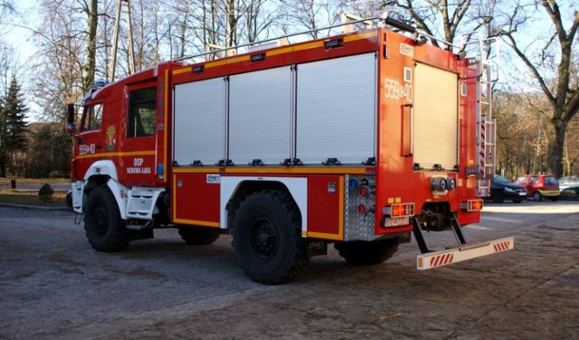 Tak wygląda auto typu średniego z napędem 4x4 na podwoziu marki Kamaz. Cztery lata temu tej samej marki auto dostali strażacy z OSP Dębowa Łąka w powiecie wąbrzeskim (na zdjęciu)