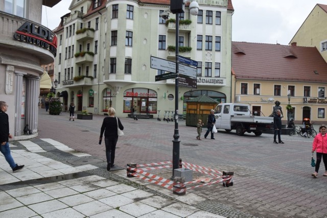 Nowy Bachusik stanie na zielonogórskim deptaku. Miejsce jest już przygotowane