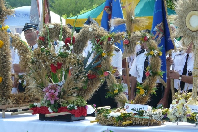 Dożynki wojewódzkie w Białej Rawskiej 2013. Grupy wieńcowe