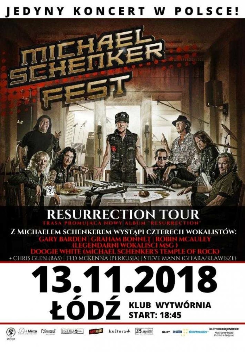 - 13 listopada, godz. 18.45 

Michael Schenker to legendarny...