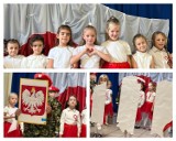Święto Niepodległości. Biało-czerwony apel w przedszkolu "Bajka" w Obornikach 