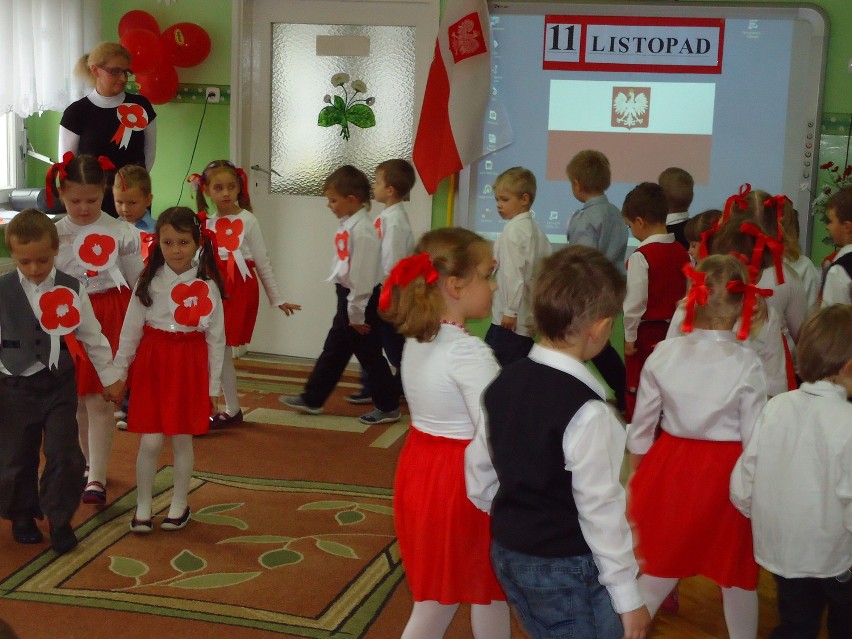 Patrioci z przedszkola nr 6, świętowali Dzień Niepodległości