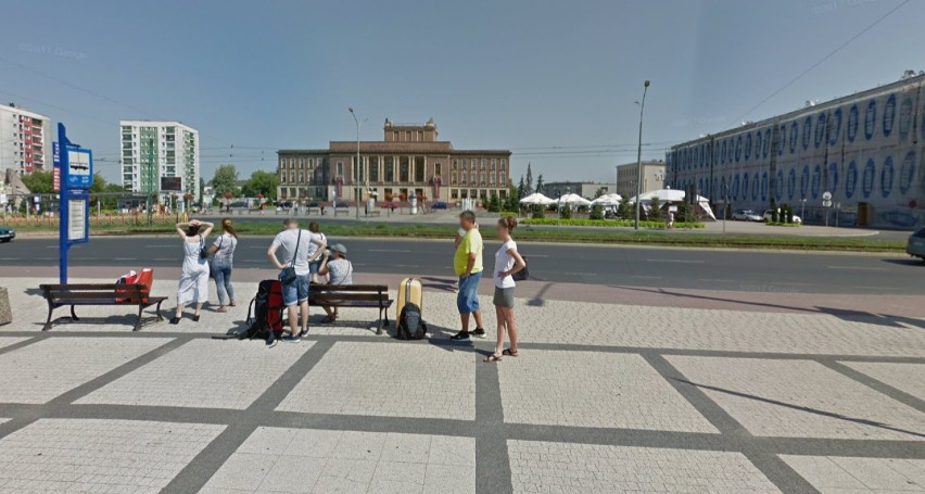 Dąbrowskie ulice na zdjęciach w Google Street View