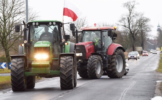 Protest rolników w Sulechowie